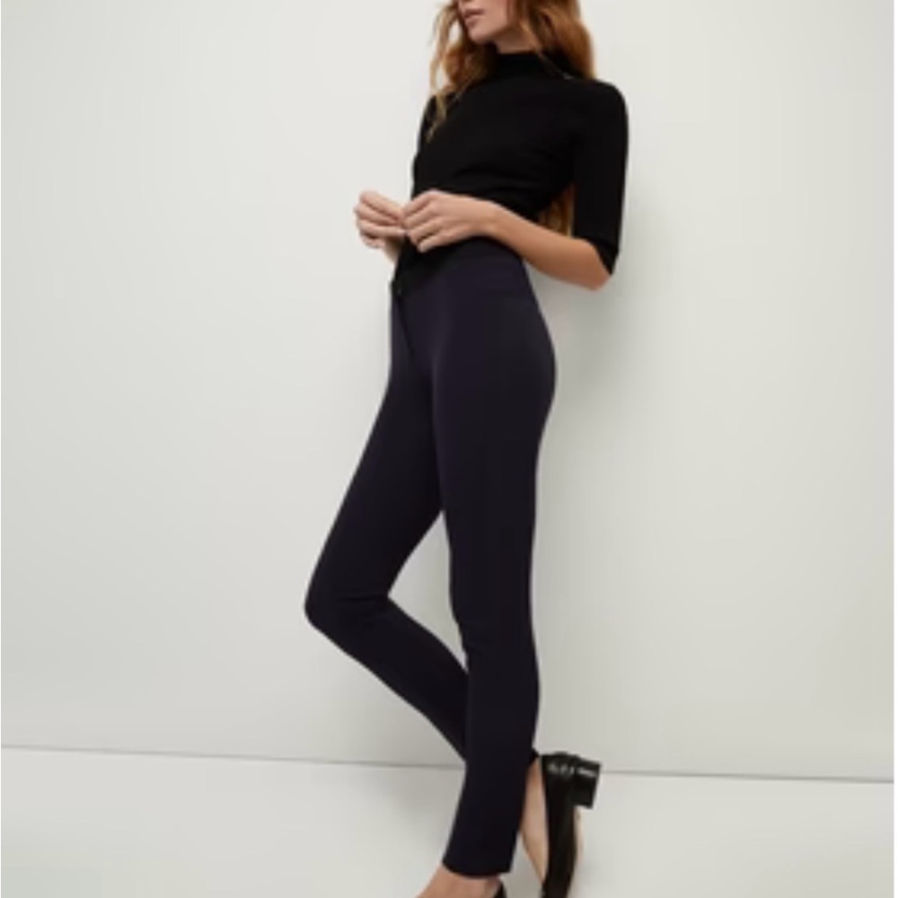 Veronica Beard Scuba Legging Navy, Size 6